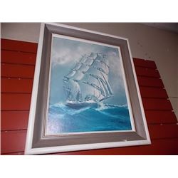 FRAMED PICTURE - SHIP