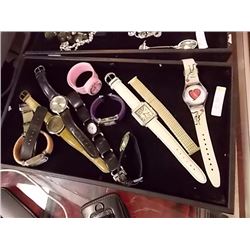 TRAY ASSORTED WATCHES - NO TRAY
