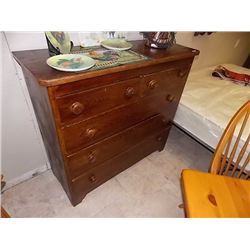 TURN OF CENTURY HIGHBOY DRESSER - 5 DRAWER