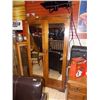 Image 1 : VINTAGE MAPLE WARDROBE WITH MIRRORED FRONT