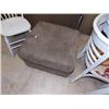 Image 1 : BROWN MICROFIBRE OTTOMAN