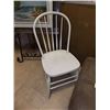 Image 1 : VINTAGE OLD COUNTRY DINING CHAIR - WHITE