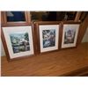 Image 1 : FRAMED PICTURES - 3 TTL - LANDSCAPES