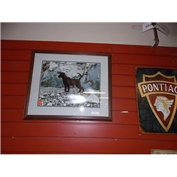 FRAMED PRINT - DOG