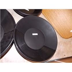 NEW GOLD PAN - ESTWING - BLACK PLASTIC - MED