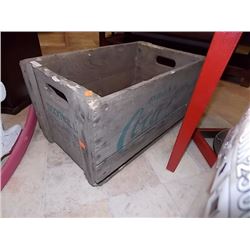 VINTAGE WOOD CRATE - COCA-COLA