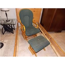 MAPLE GLIDER ROCKER & STOOL