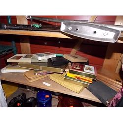 SHELF OF COLLECTOR CARDS