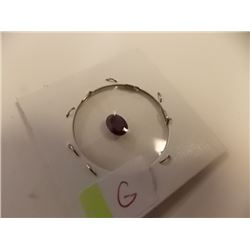 GEMSTONES -  1 TTL - GARNET (OVAL)