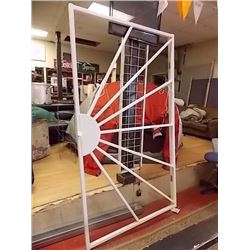 ALUMINUM WHITE GATE WITH HINGES