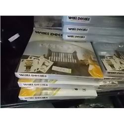 NEW WALL DECALS - 5 BOXS TTL
