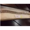 Image 2 : *** FEATURE ITEM *** - BRACELET - 100 DIAMONDS IN CHEVRON DESIGN STERLING SILVER SETTING - RETAIL ES