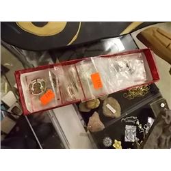 BOX OF COLLECTABLE PINS