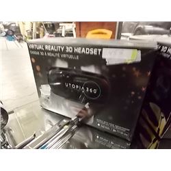 UTOPIA 360 VIRTUAL REALITY 3D HEADSET - FOR SMART PHONE