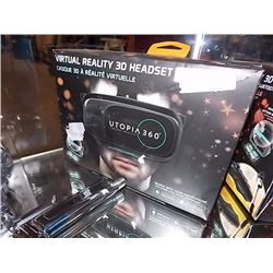 UTOPIA 360 VIRTUAL REALITY 3D HEADSET FOR THE SMART PHONE
