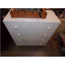 CHEST OF DRAWERS - 4 DRAWER - WHITE