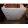 Image 1 : CHEST OF DRAWERS - 4 DRAWER - WHITE