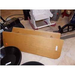 OAK WALL SHELF - 2 TTL