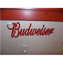 BREWER'S MEMORABILIA -HEAVY METAL SIGN - BUDWEISER