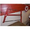 Image 1 : VINTAGE WOOD FRAMED SAW - "HAPPY MEDIUM"