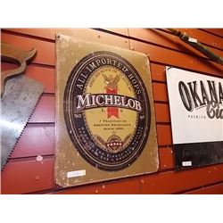 BREWER'S MEMORABILIA - METAL SIGN - MICHELOB