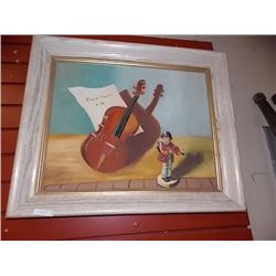 FRAME OIL PICTURE - VIOLIN SONATA IN AB