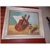 Image 1 : FRAME OIL PICTURE - VIOLIN SONATA IN AB