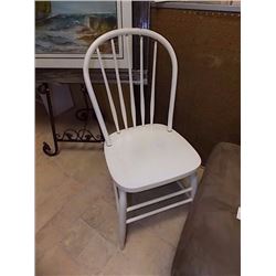 VINTAGE OLD COUNTRY DINING CHAIR - WHITE