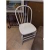Image 1 : VINTAGE OLD COUNTRY DINING CHAIR - WHITE
