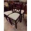 Image 1 : BAR HEIGHT UPHOLSTERED DINING CHAIRS - 24" SEAT - 8 TTL