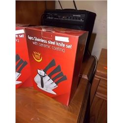 NEW STAINLESS STEEL KNIFE SET - 6 PC - GERMANY