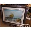 Image 1 : FRAMED PICTURE - TALL SHIP