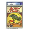 Image 1 : Action Comics #1 (DC, 1938) CGC VG- 3.5 Cream to off-white pages.