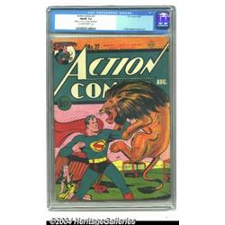 Action Comics #27 (DC, 1940) CGC FN/VF 7.0 Cream to off-white pages.