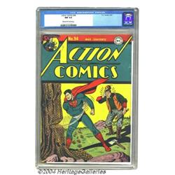 Action Comics #94 (DC, 1946) CGC NM 9.4 Off-white to white pages.