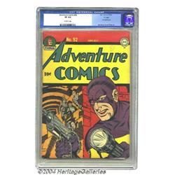 Adventure Comics #92 "D" Copy pedigree (DC, 1944) CGC VF 8.0 Off-white pages.