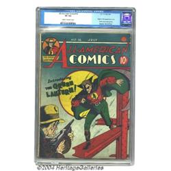 All-American Comics #16 (DC, 1940) CGC VG 4.0 Cream to off-white pages.