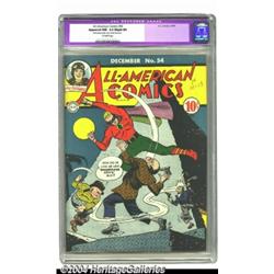 All-American Comics #54 (DC, 1943) CGC Apparent NM- 9.2 Slight (P) Off-white pages.