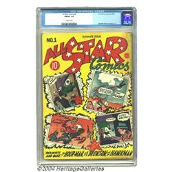 All Star Comics #1 (DC, 1940) CGC FN/VF 7.0 Off-white pages.