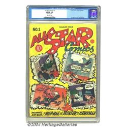 All Star Comics #1 (DC, 1940) CGC VG/FN 5.0 Off-white pages.