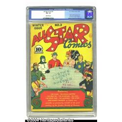 All Star Comics #3 (DC, 1940) CGC FN- 5.5 Off-white pages.