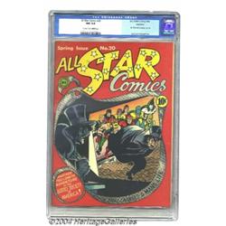 All Star Comics #20 Rockford pedigree (DC, 1944). CGC NM 9.4 Cream to off-white pages.