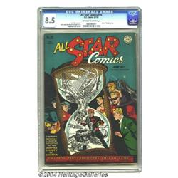 All Star Comics #35 (DC, 1947) CGC VF+ 8.5 Off-white to white pages.