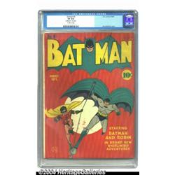 Batman #6 (DC, 1941) CGC VF 8.0 Off-white pages.