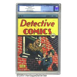 Detective Comics #11 (DC, 1938) CGC FN- 5.5 Light tan to off-white pages.