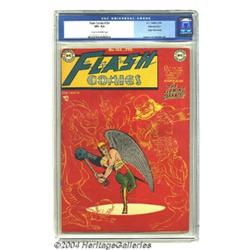 Flash Comics #104 Diamond Run pedigree (DC, 1949) CGC VF+ 8.5 Off-white to white pages.