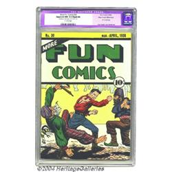 More Fun Comics #30 Mile High pedigree (DC, 1938) CGC Apparent NM 9.4 Slight (A) Off-white pages.