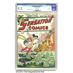 Sensation Comics #35 San Francisco (DC, 1944) CGC NM- 9.2 White pages.