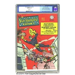 Star Spangled Comics #8 Mile High pedigree (DC, 1942) CGC VF/NM 9.0 White pages.
