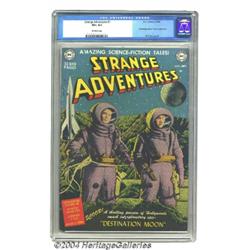 Strange Adventures #1 (DC, 1950) CGC VF+ 8.5 Off-white pages.